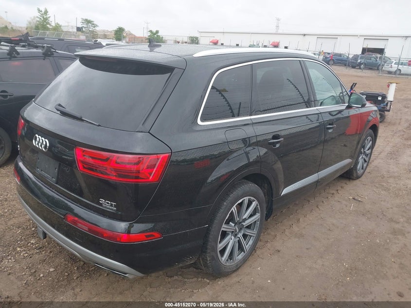 Vin: wa1vaaf78jd025293, lot: 45649734, audi q7 3.0t premium 20184