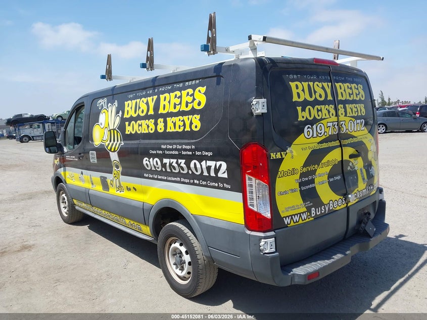 Vin: 1ftnr1zm8fka27774, lot: 45649745, ford transit-250 20153
