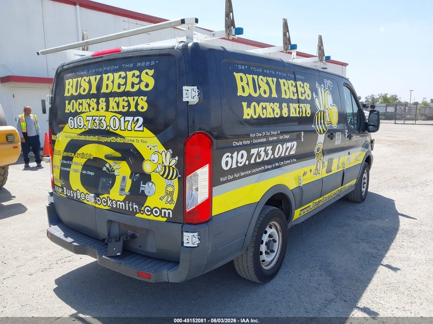 Vin: 1ftnr1zm8fka27774, lot: 45649745, ford transit-250 20154