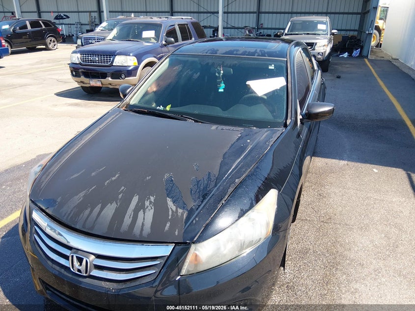 2012 Honda Accord 2.4 2.4 Ex black Lot 111045152111 Vin 1HGCP2F70CA152448