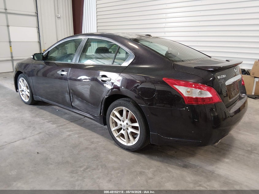 2011 Nissan Maxima 3.5 3.5 Sv black Lot 111045152118 Vin 1N4AA5AP4BC842440