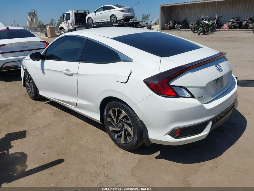 2017 HONDA CIVIC COUPE 2.0L I-4 DOHC, VVT, 158HP