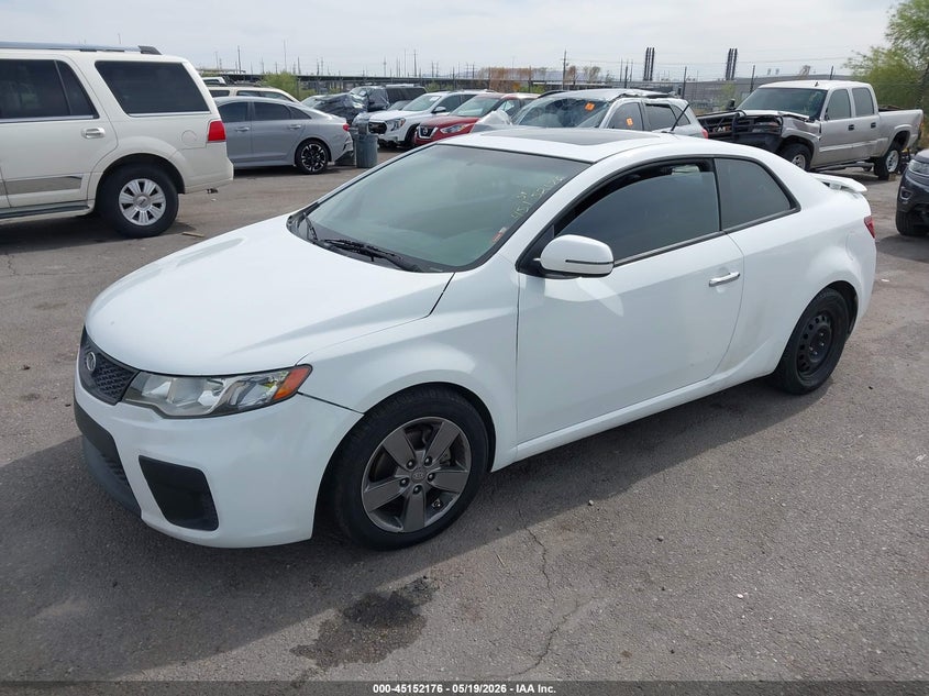 Vin: knafu6a22c5624498, lot: 45649840, kia forte koup ex 20122
