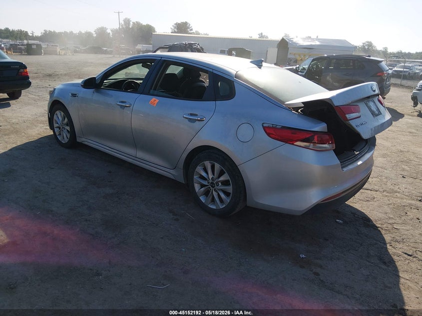 Vin: 5xxgt4l33hg161391, lot: 45649856, kia optima lx 20173