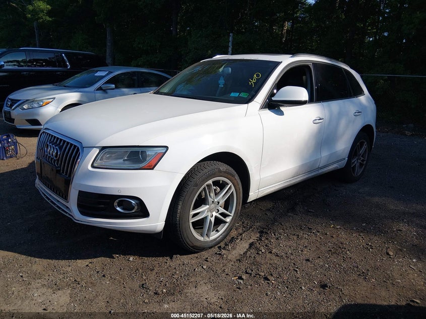 Vin: wa1l2afp4ha100250, lot: 45649871, audi q5 2.0t premium 20172