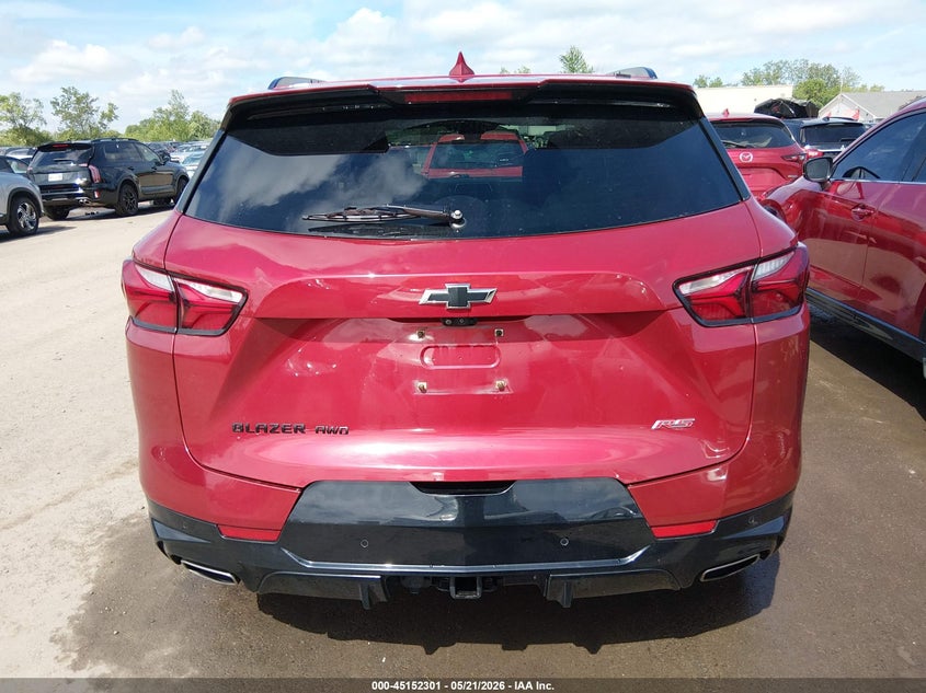 VIN 3GNKBKRS3LS591769 2020 CHEVROLET BLAZER AWD RS
