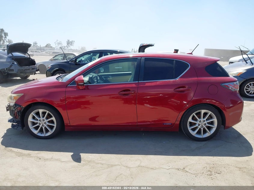 2012 Lexus Ct 200H Premium VIN: JTHKD5BH6C2104142 Lot: 45152303