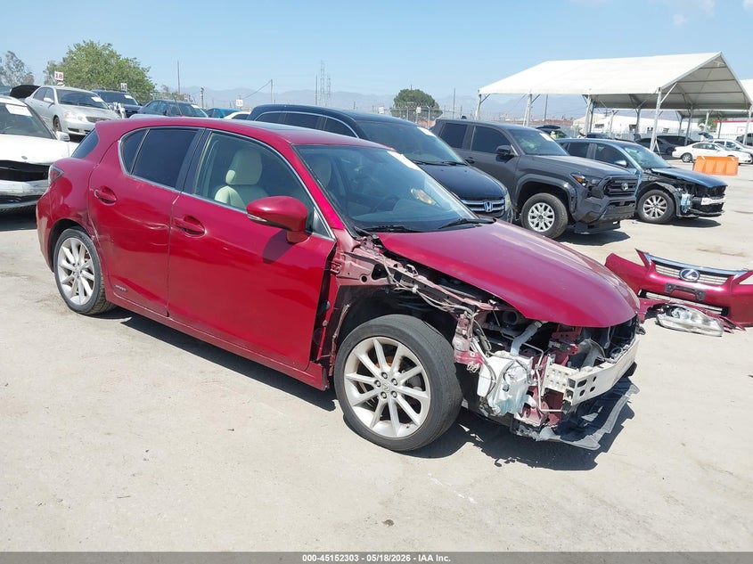 Vin: jthkd5bh6c2104142, lot: 45649967, lexus ct 200h premium 2012 img_1