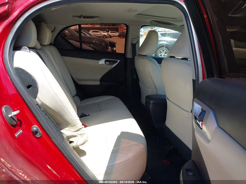 2012 Lexus Ct 200H Premium VIN: JTHKD5BH6C2104142 Lot: 45152303