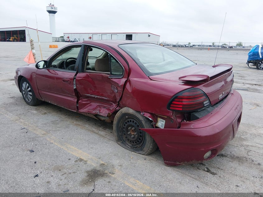 2005 PONTIAC GRAND AM SEDAN 3.4L V-6 170HP