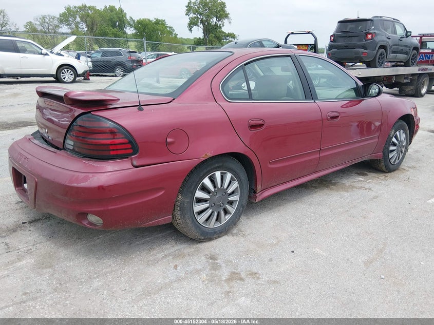 2005 PONTIAC GRAND AM SEDAN 3.4L V-6 170HP