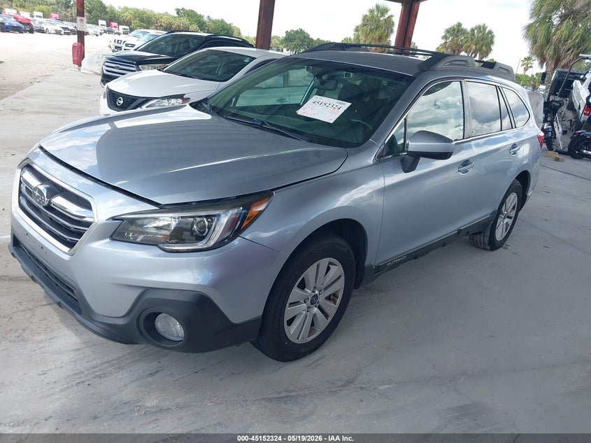 Vin: 4s4bsafc8k3315054, lot: 45649988, subaru outback 2.5i premium 20192