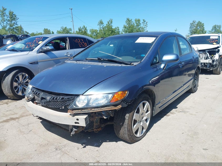 2009 Honda Civic Lx 19XFA16579E045411 photo 1