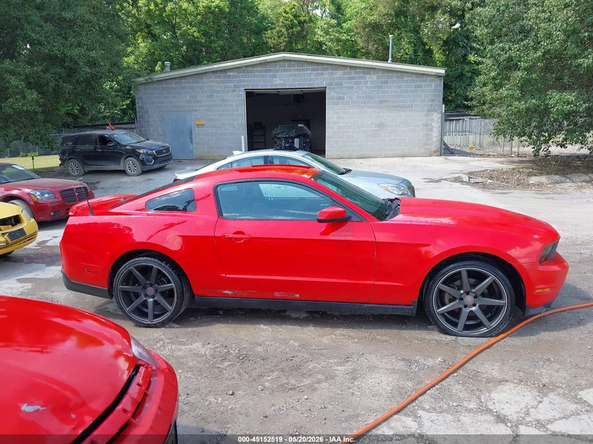 2012 Ford Mustang 5.0 Gt Premium Red Lot 111045152519 Vin 1ZVBP8CF0C5285287