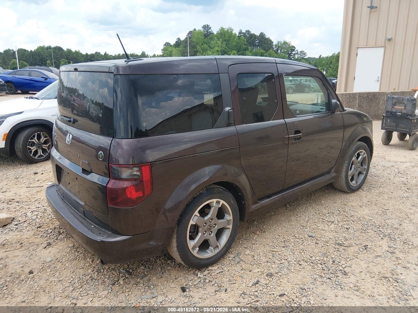 2007 HONDA ELEMENT SPORT UTILITY VEHICLE 2.4L I-4 DOHC, VVT, 166HP