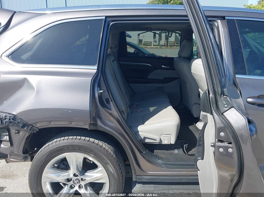 2019 TOYOTA HIGHLANDER SPORT UTILITY VEHICLE 3.5L V-6 DI, DOHC, VVT, 295HP