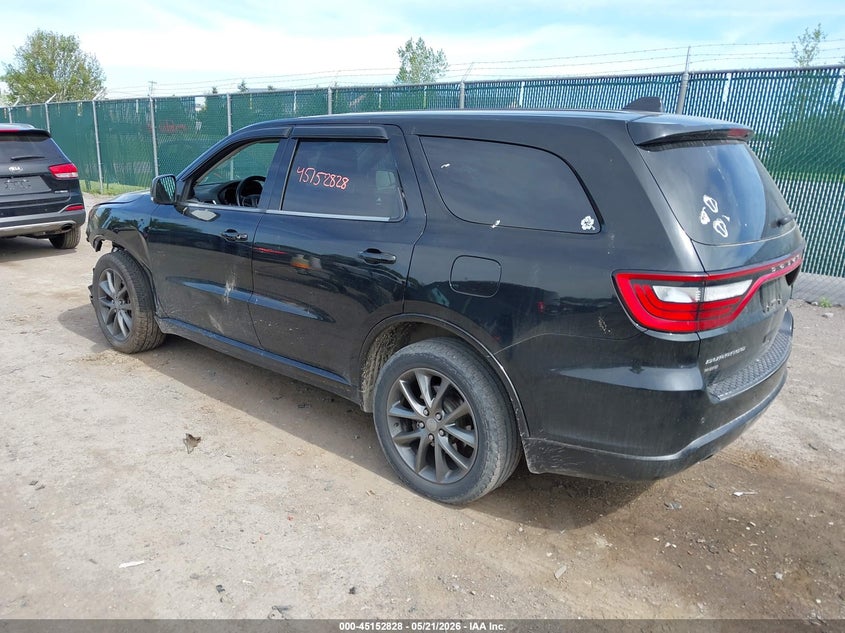 Vin: 1c4rdjdg1hc797085, lot: 45650492, dodge durango gt awd 20173