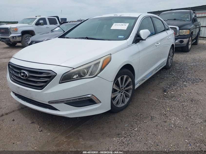 Vin: 5npe34af6gh320573, lot: 45650495, hyundai sonata sport 20162