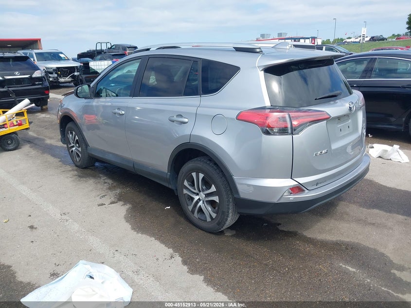Vin: 2t3zfrev6gw241825, lot: 45650577, toyota rav4 le 20163