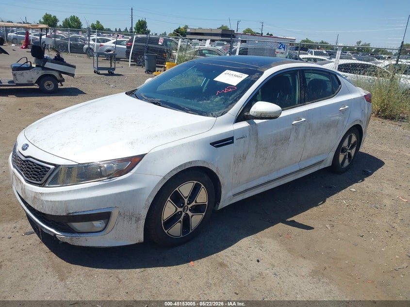 2013 KIA OPTIMA HYBRID auction photo 2