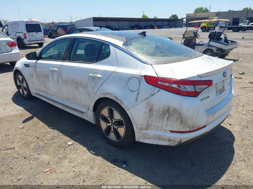 2013 KIA OPTIMA HYBRID auction photo 3