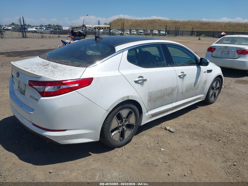 2013 KIA OPTIMA HYBRID auction photo 4