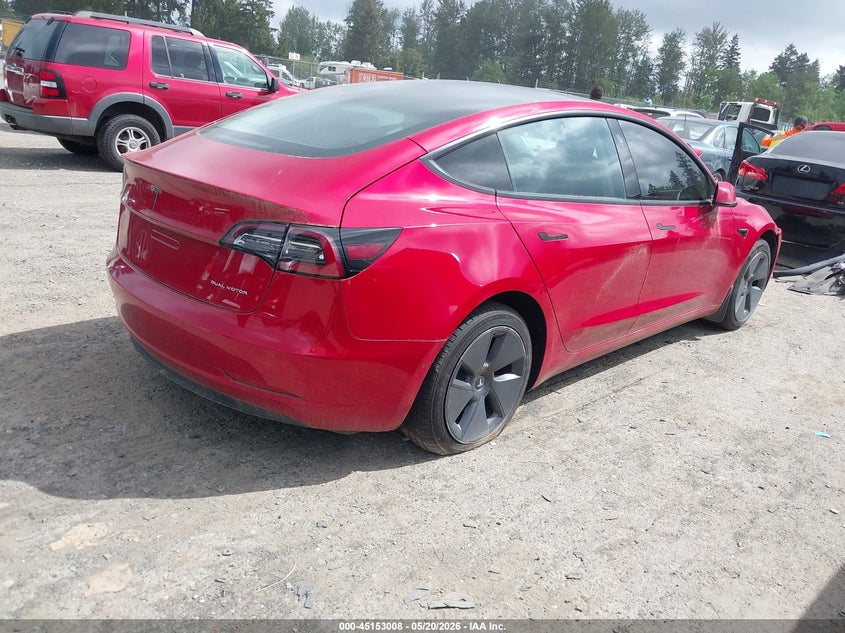Vin: 5yj3e1eb3nf273375, lot: 45650672, tesla model 3 long range dual motor all-wheel drive 20224