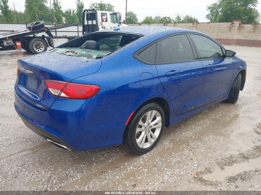 Vin: 1c3cccbb3fn677774, lot: 45650677, chrysler 200 s 20154
