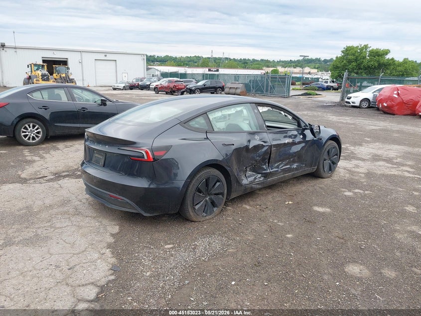 Vin: 5yj3e1eaxsf887097, lot: 45650687, tesla model 3 long range rear-wheel drive/standard rear-wheel drive 20254