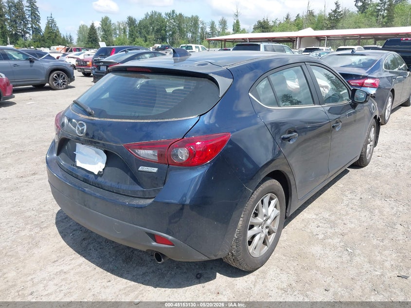 Vin: jm1bm1m76e1129517, lot: 45650794, mazda mazda3 i grand touring 20144