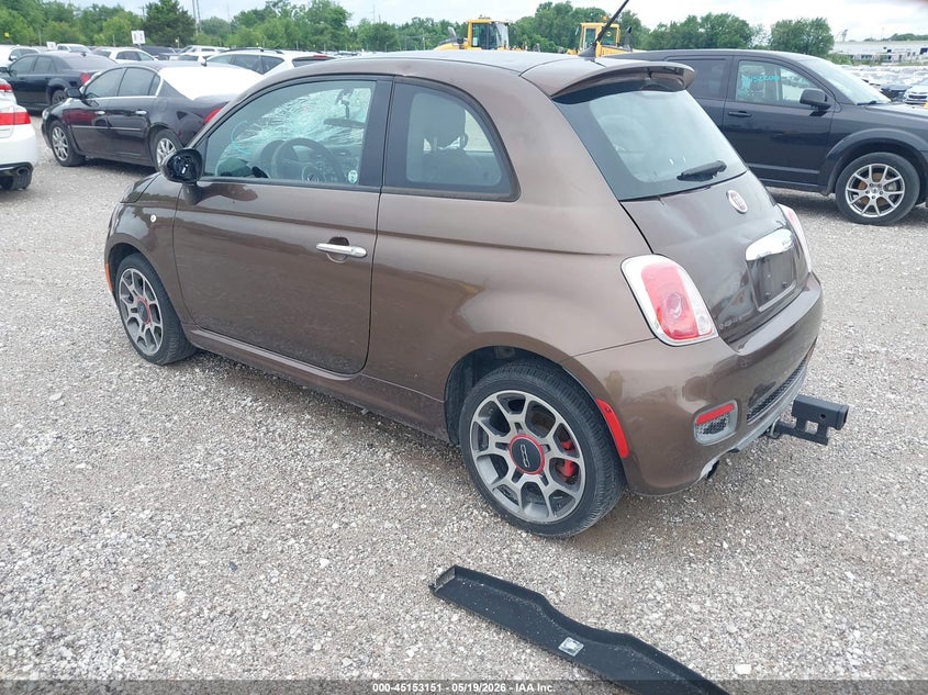 Vin: 3c3cffbr6ft657301, lot: 45650815, fiat 500 sport 20153