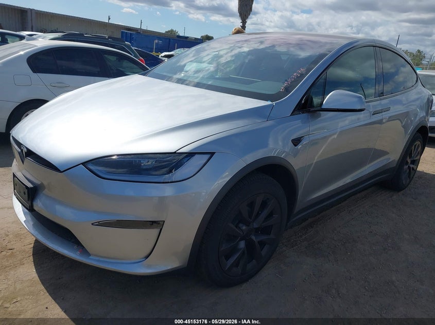 Vin: 7saxcbe5xsf469741, lot: 45650840, tesla model x long range 20252