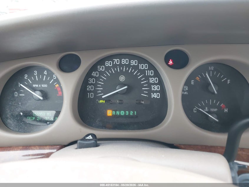 2002 Buick Lesabre Limited VIN: 1G4HR54K62U140045 Lot: 45153184