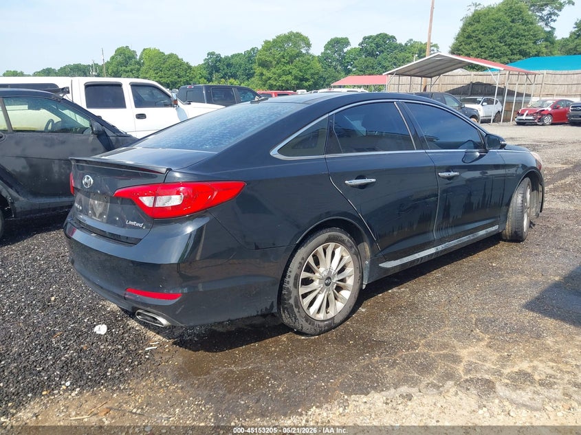 Vin: 5npe34af1fh072151, lot: 45650869, hyundai sonata limited 20154