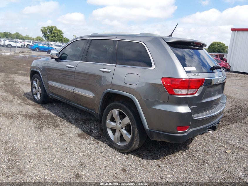Vin: 1j4rs5ggxbc611179, lot: 45650945, jeep grand cherokee limited 20113