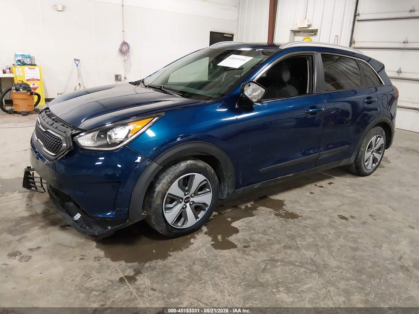 Vin: kndcb3lc7k5242188, lot: 45650995, kia niro lx 20192
