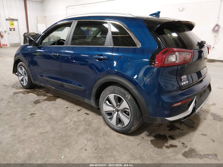 Vin: kndcb3lc7k5242188, lot: 45650995, kia niro lx 20193