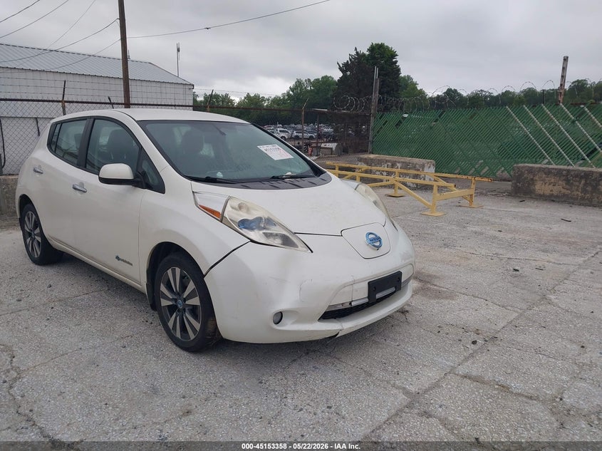 Vin: 1n4az0cp5ec336869, lot: 45651022, nissan leaf sl 2014 img_1