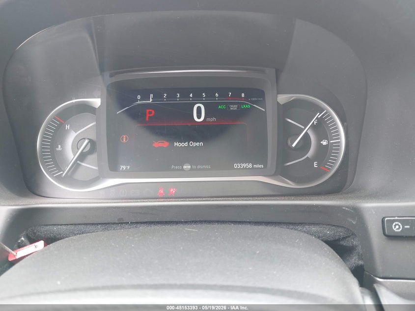 2022 Honda Passport Awd Ex-L VIN: 5FNYF8H50NB030544 Lot: 45153393