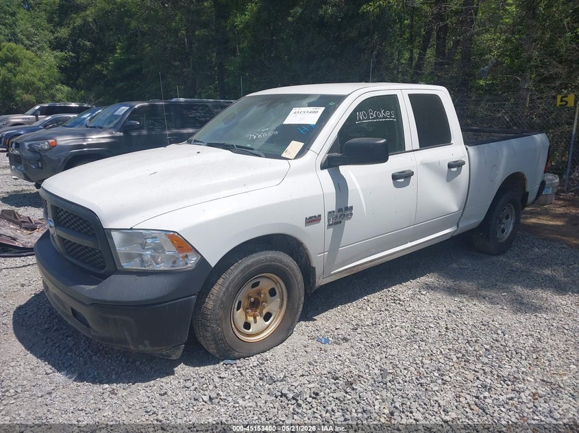 Vin: 1c6rr6ft4ns198859, lot: 45651064, ram 1500 classic tradesman  4x2 6'4 box 20222