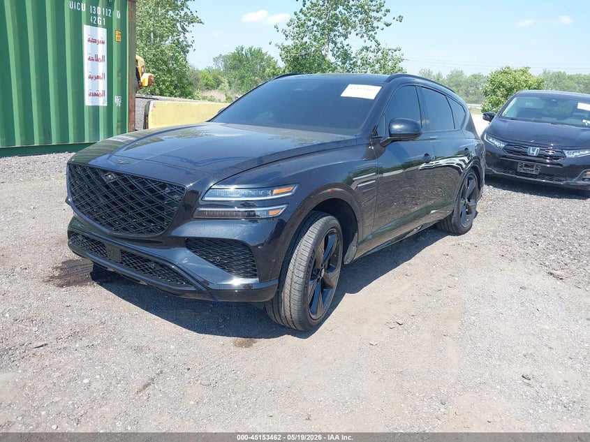 Vin: kmuhcesc9tu296967, lot: 45651126, genesis gv80 3.5t prestige black awd 20262