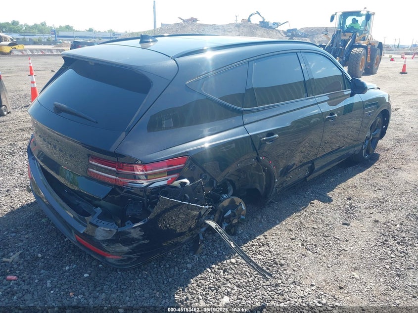 Vin: kmuhcesc9tu296967, lot: 45651126, genesis gv80 3.5t prestige black awd 20264
