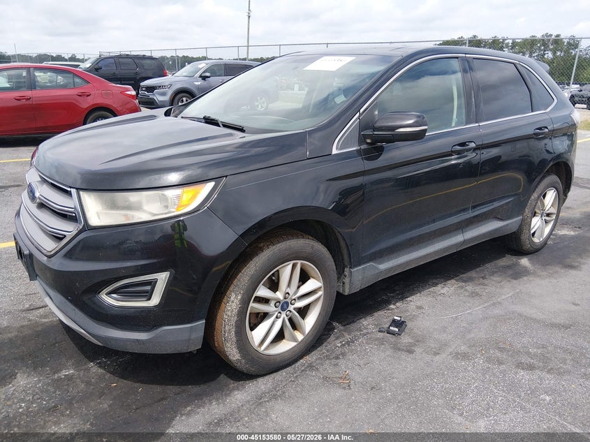 Vin: 2fmtk4j98fbc05211, lot: 45651244, ford edge sel 20152