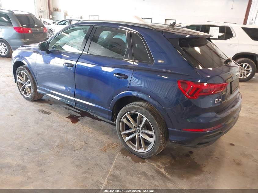Vin: wa1eecf38r1033940, lot: 45651261, audi q3 premium plus 45 tfsi s line quattro tiptronic 20243