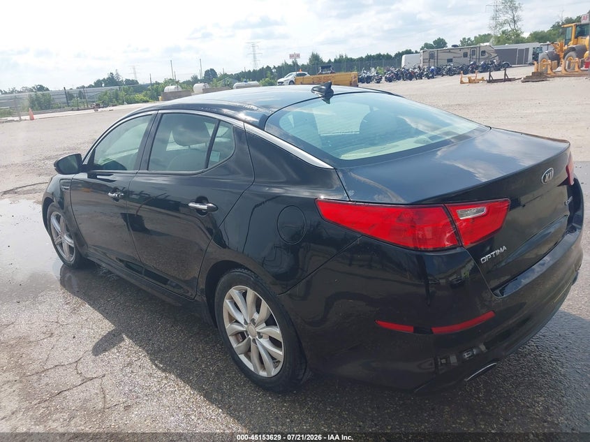 Vin: 5xxgn4a79eg345715, lot: 45651293, kia optima ex 20143