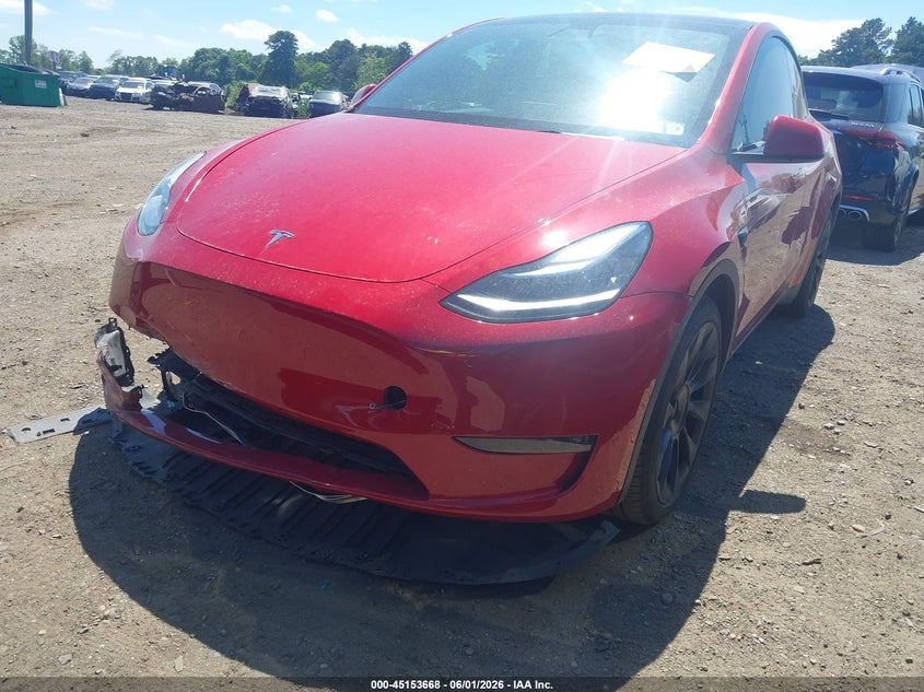 Vin: 7saygdeexnf463530, lot: 45651332, tesla model y long range dual motor all-wheel drive 20222