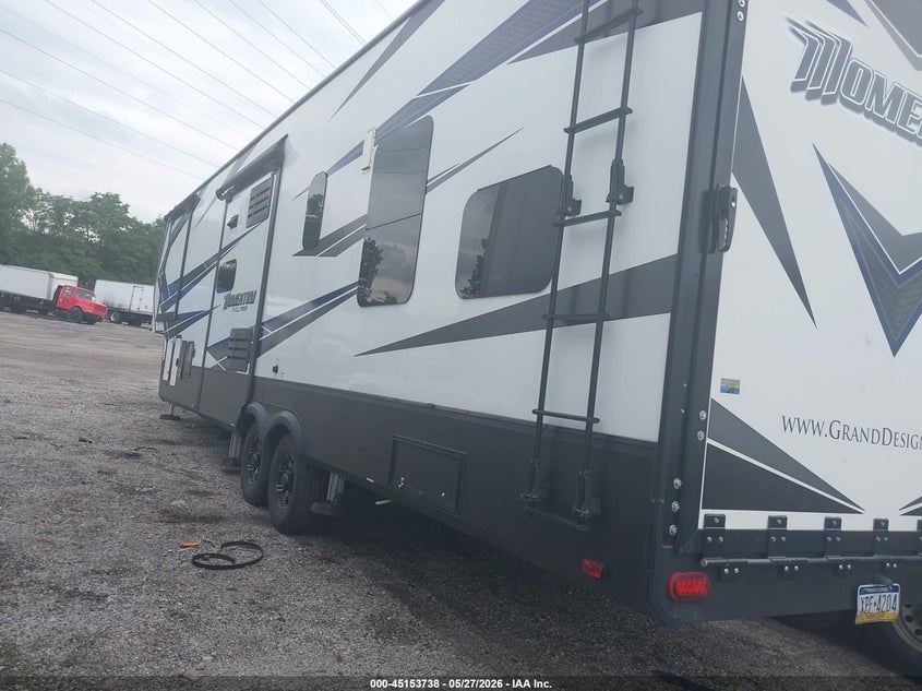 2020 GRAND DESIGN MOMENTUM 351M TOYHAULER 5TH WHL TRAVEL TRAILER auction photo 3