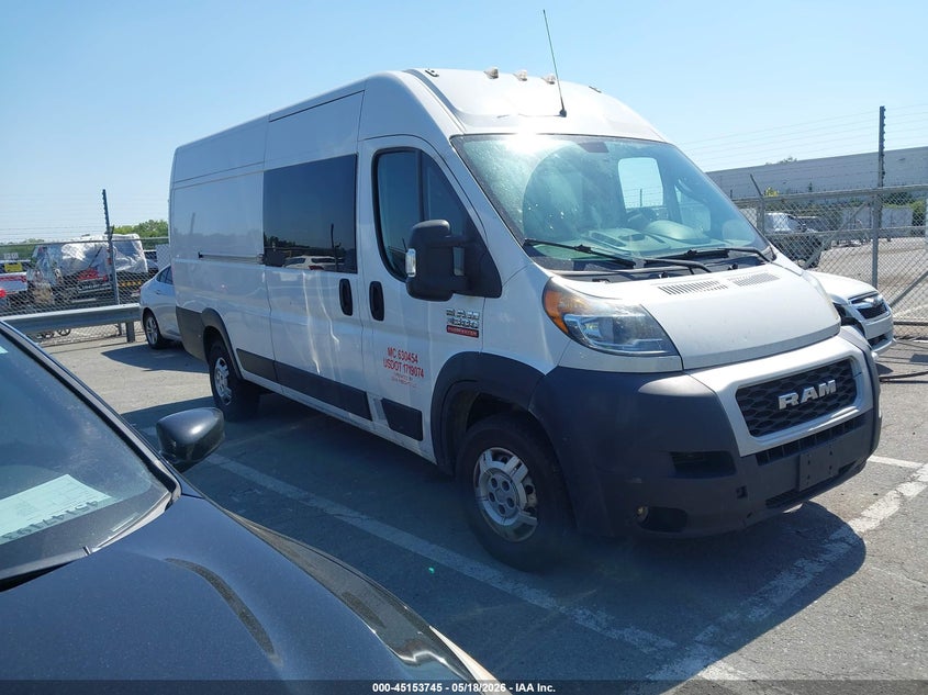 2021 RAM PROMASTER 3500 CARGO VAN HIGH ROOF 159 WB EXT