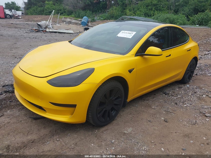Vin: 5yj3e1eaxmf064317, lot: 45651467, tesla model 3 standard range plus rear-wheel drive 20212