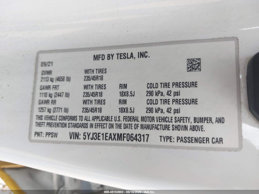 AtlanticExpress - Tesla Model 3
